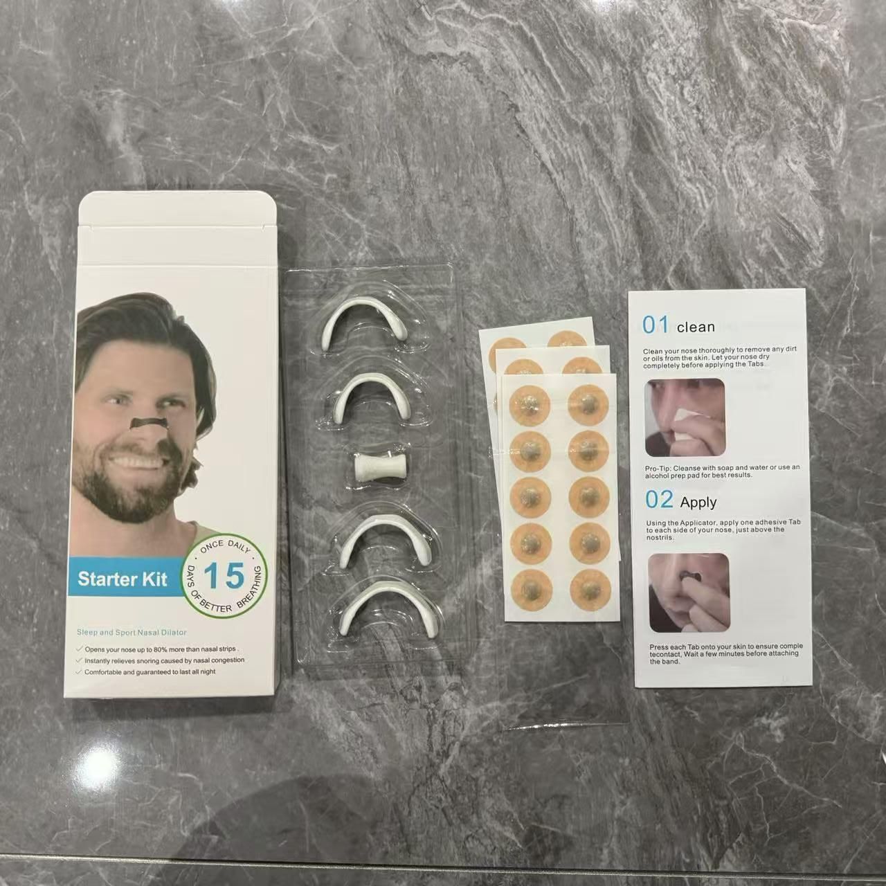 Magnetic Breathing Nasal Strip Starter Kit