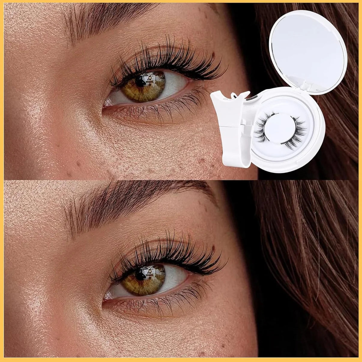 Magnetic Reusable Premium Self-Adhesive Eyelashes | Easy, Quick, Safe!